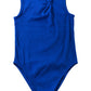 RIVER ISLAND Blue Sleeveless Bodysuit UK11-12 Girls Ribbed Design