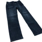 River Island High Rise Slim Straight Jeans Women's Denim Black UK8 Regular