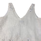 Magnolia White Sequin Dress Embellished V Neck Dress With Feathers Size M