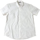 Fluid XXL Short Sleeve Shirt Men's White Casual Cotton Blend Top