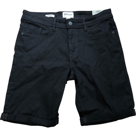 River Island Denim Specialist Skinny Shorts W30 Men's Black Cotton Summer