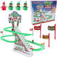 Toyland Elf Run Musical Toy Playset Light Up Moving Escalator Christmas Fun
