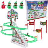 Toyland Elf Run Musical Toy Playset Light Up Moving Escalator Christmas Fun