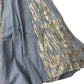 Denim Jacquard Monty Dress Women's Blue Puff Sleeve Size 6