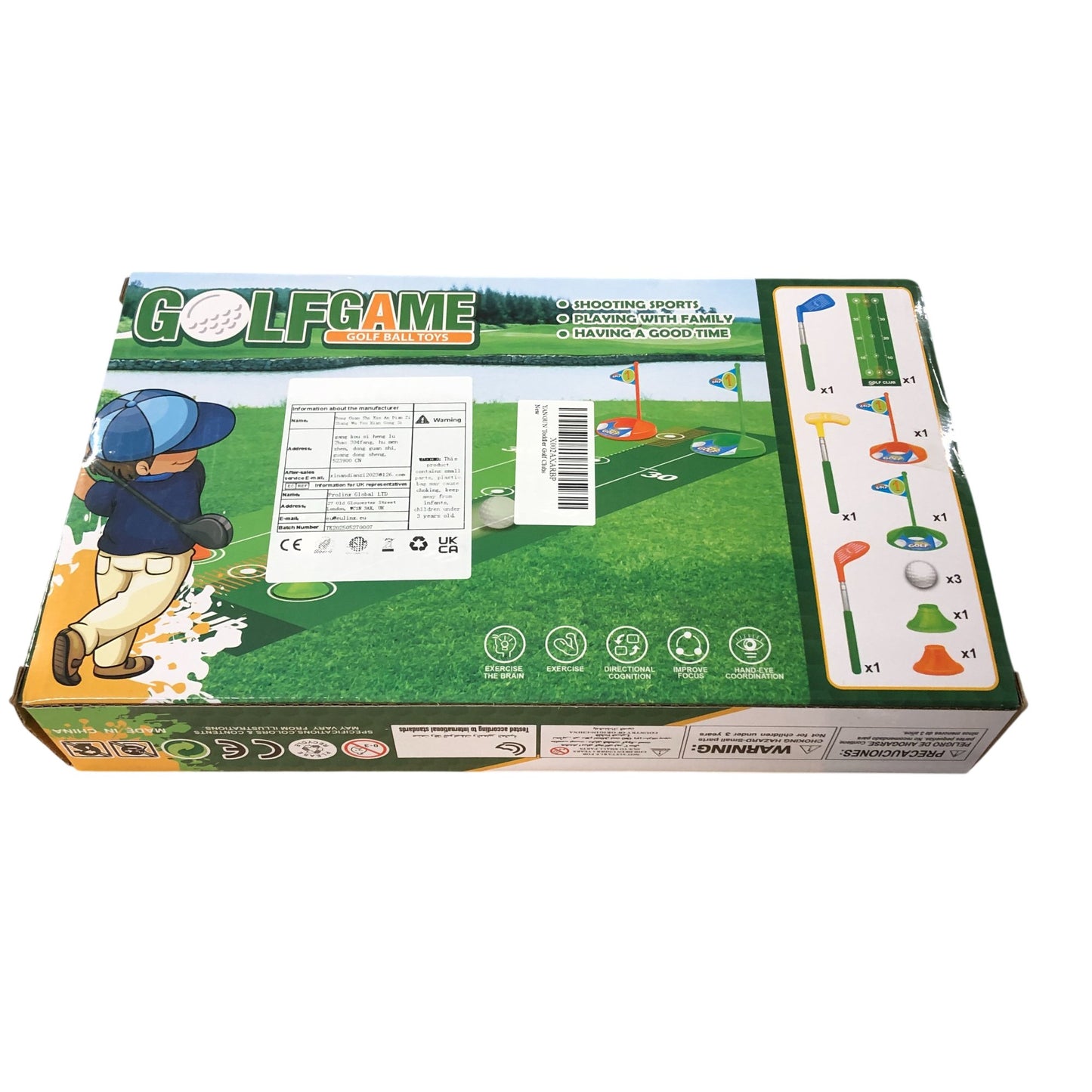 YANGUN Golf Game Toddler Golf Clubs Set Playing Sports Family Fun Toys