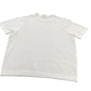 River Island Men's White XXL Short Sleeve V Neck Top Casual Knit Design