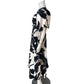 River Island Floral Print Maxi Dress Size 16 Women's Black White Summer