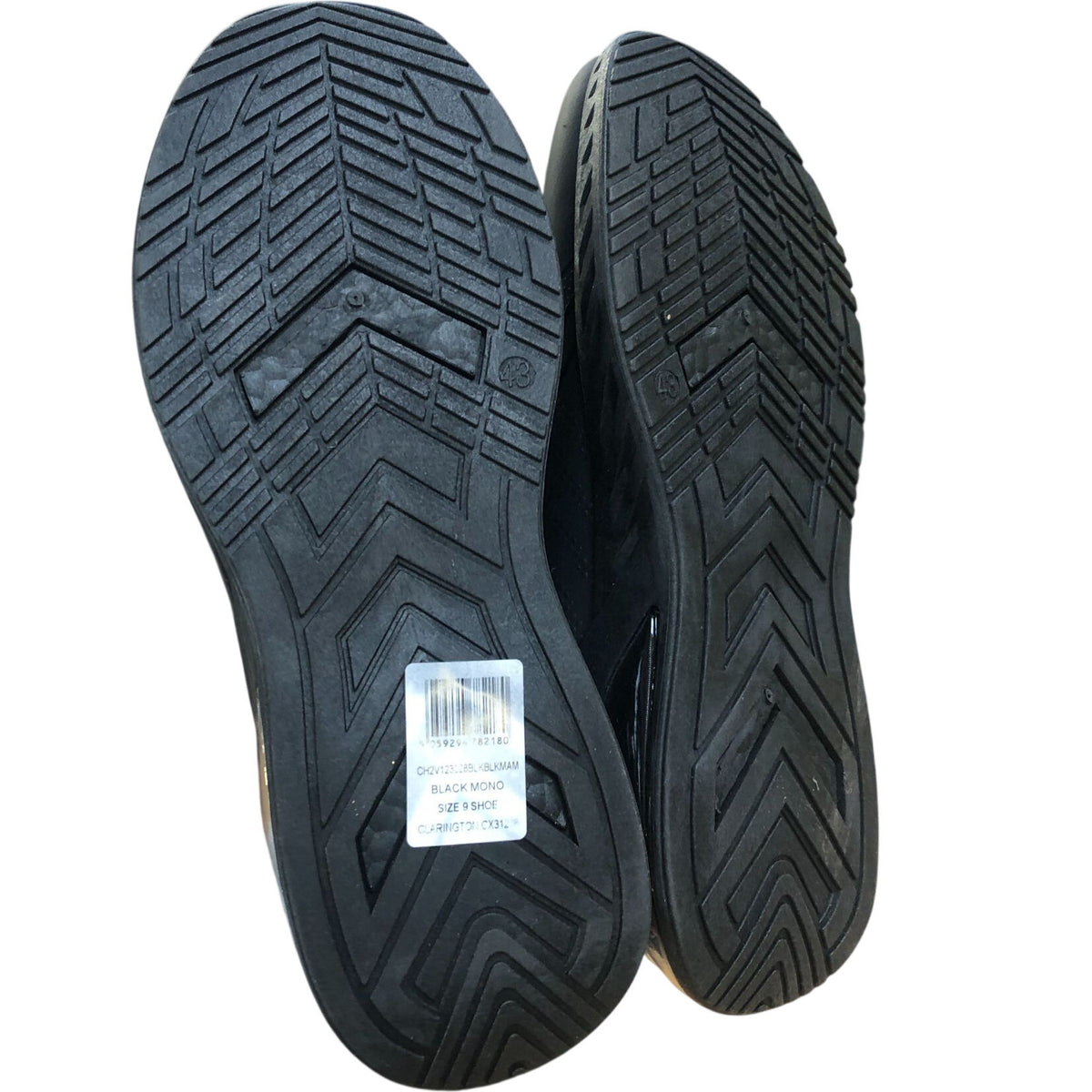 Crosshatch Clarington Men's Black Mono Athletic Shoes Size 9