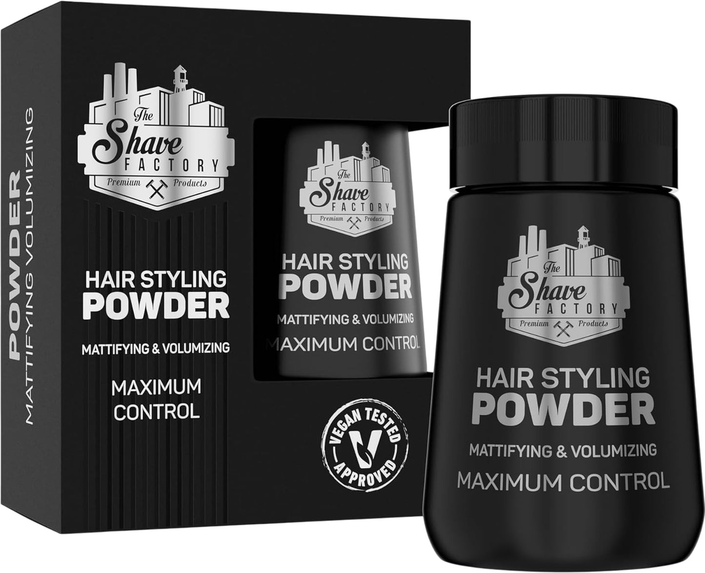THE SHAVE FACTORY Hair Styling Powder Maximum Control Mattifying Volumizing 50g