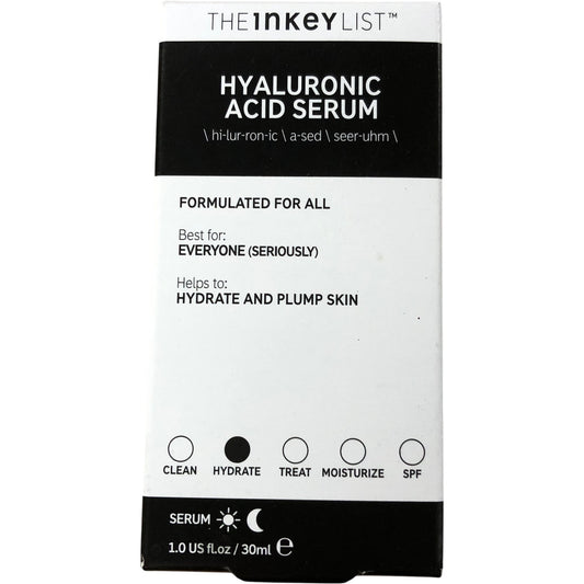 THE INKEY LIST Hyaluronic Acid Serum 30ml Hydrate Plump Skin Moisturiser