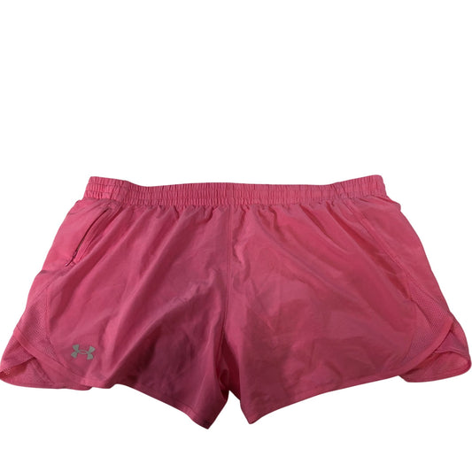 Under Armour Pink Loose Fit Activewear Shorts XL Men's Quick Drying