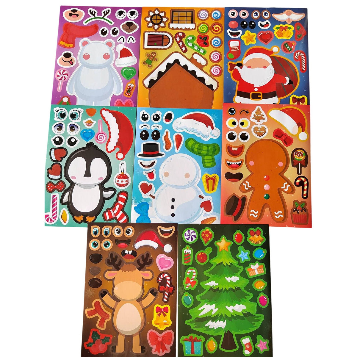 Make Your Own Christmas Sticker Decorations 16 Sheets