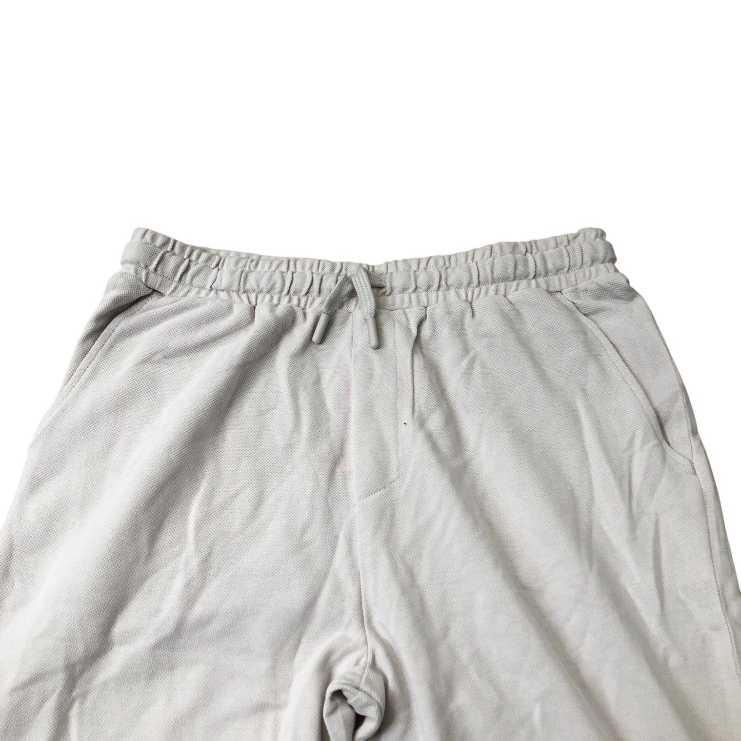 White Casual Shorts Cotton Elastic Waist 15Years Teens