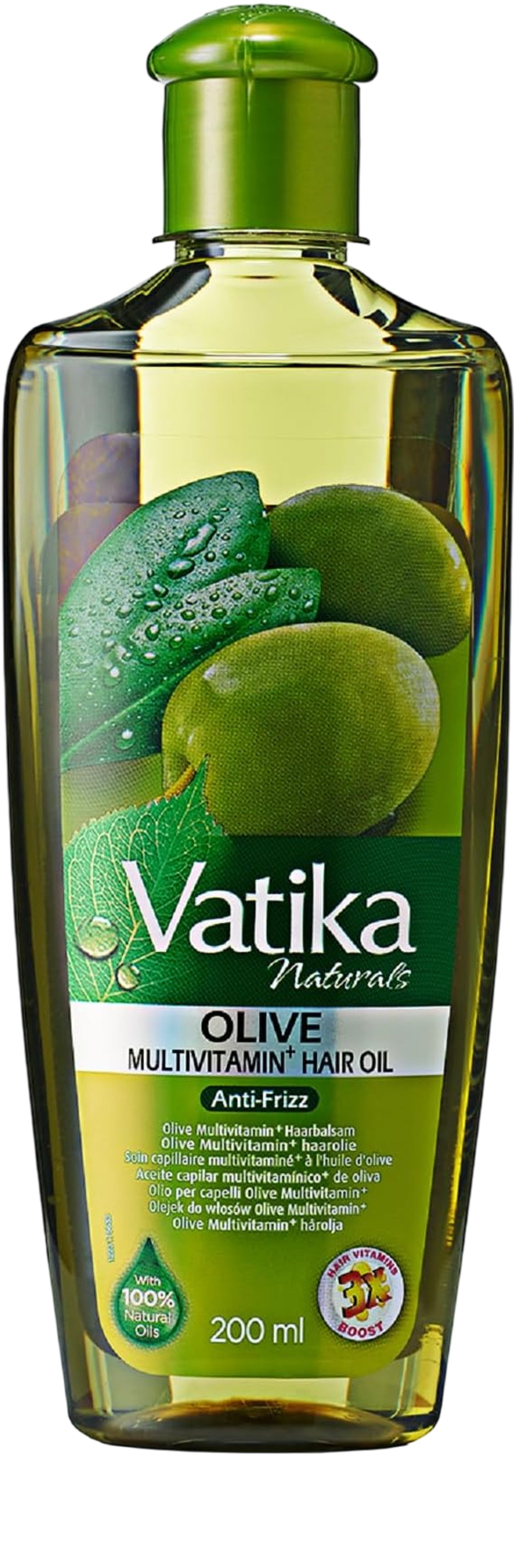 VATIKA Olive Multivitamin Hair Oil 200ml Anti Frizz Natural Hair Care