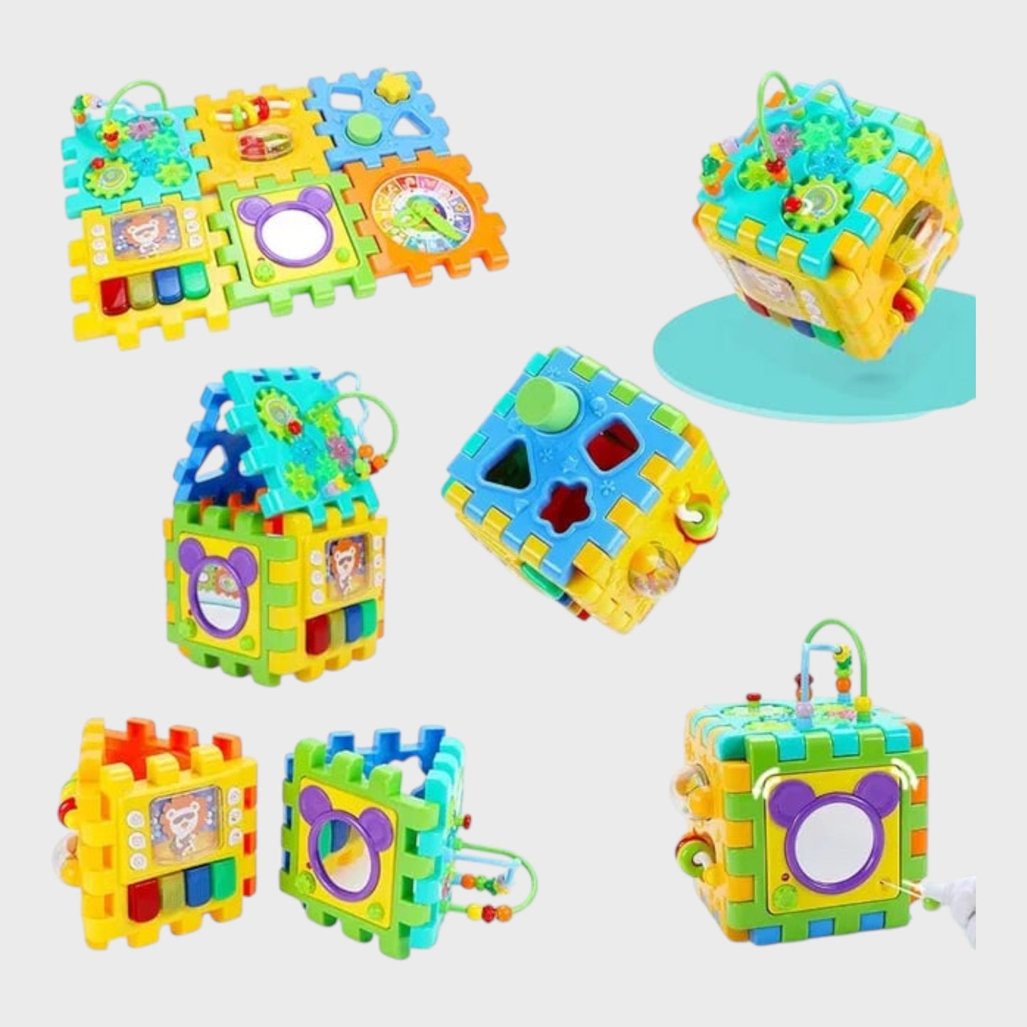 GOODWAY Play & Learn Activity Cube Musical Instrument 10M+ Educational Toy