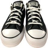 Converse All Star Black Canvas Trainers UK8 Women's Classic Style Thick Sole