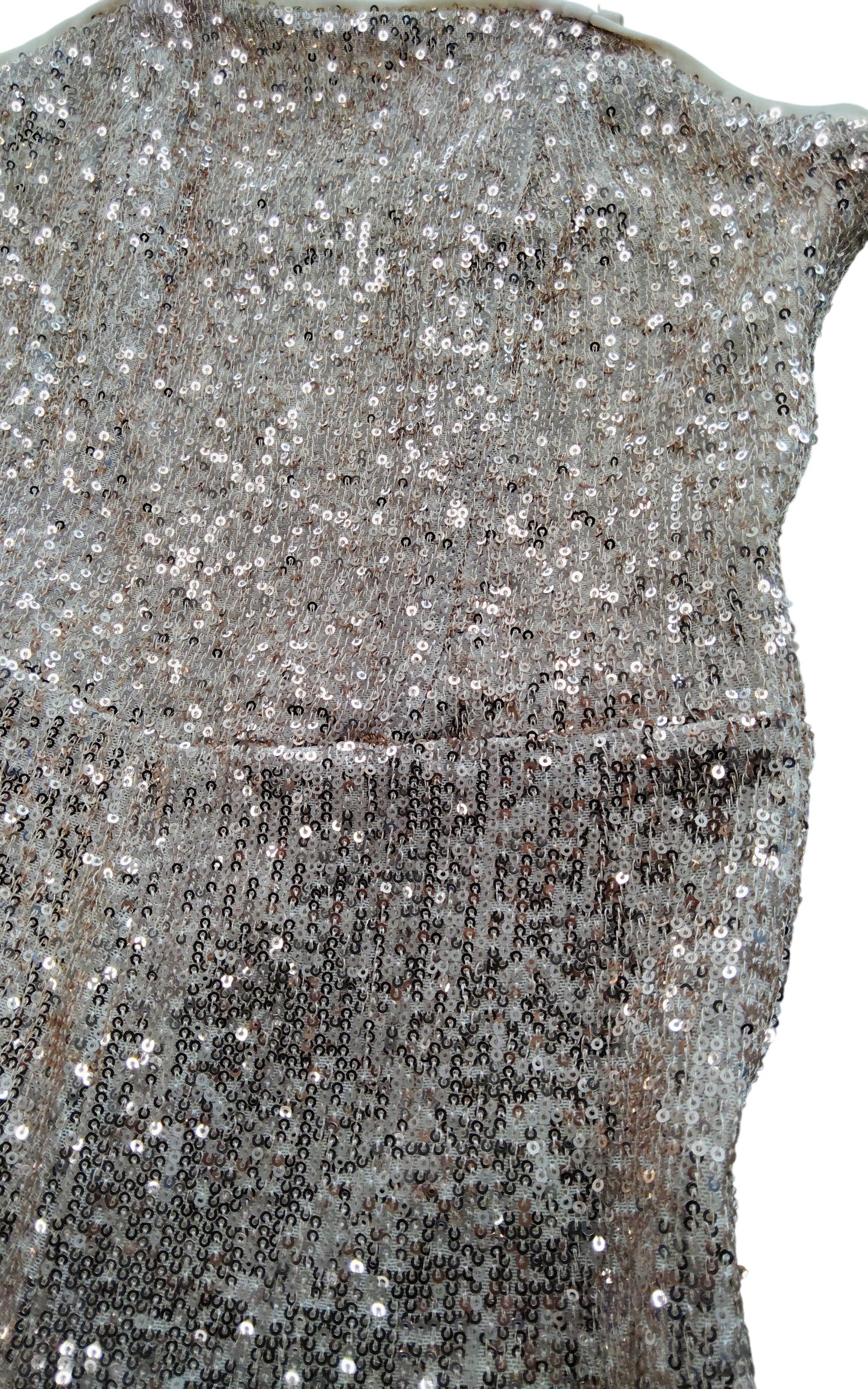 River Island Sequin Jumpsuit UK8 Women's Party Wear Glittery Brown