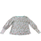 Pink/Green Paisley Long Sleeve Top - Size 12