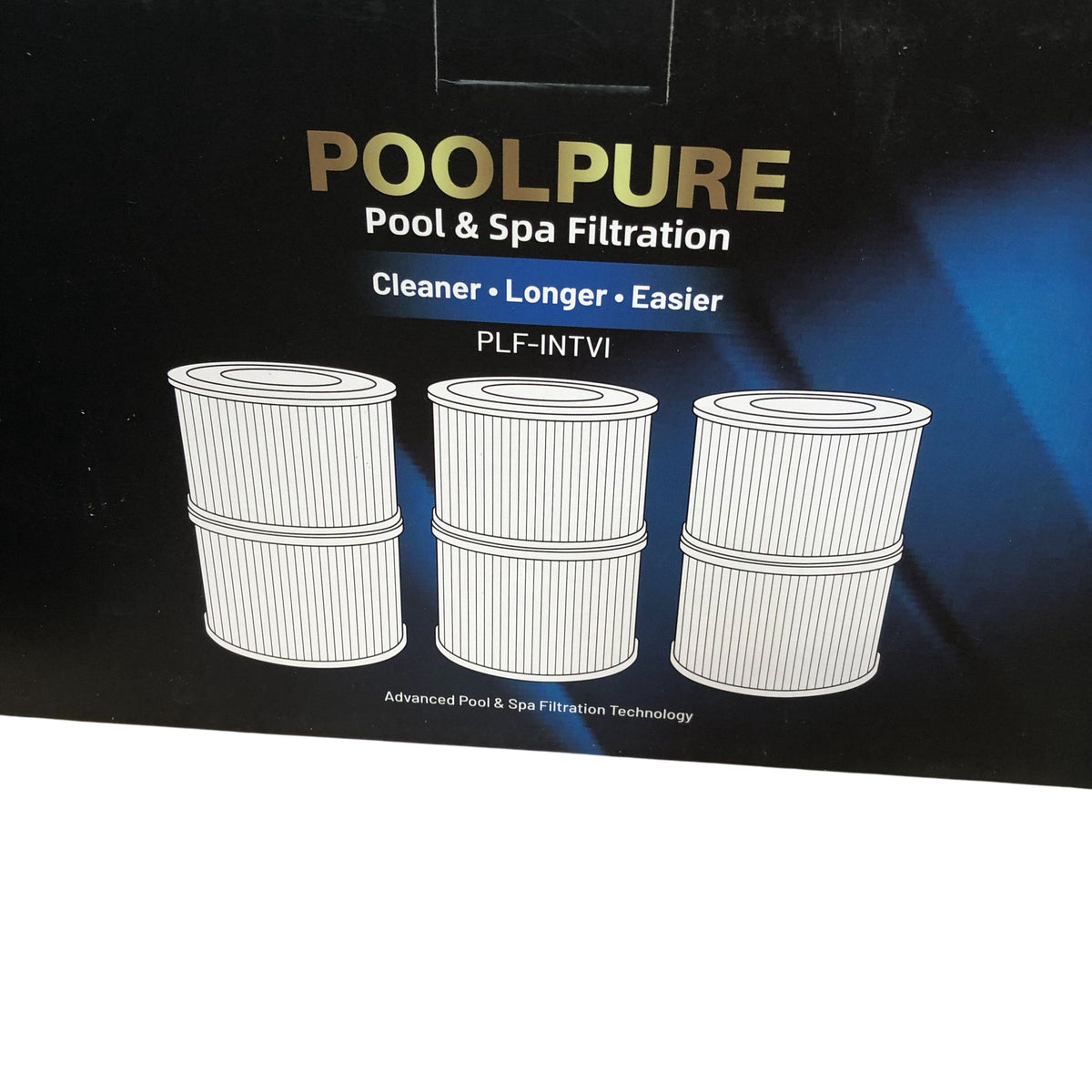 POOLPURE Pool and Spa Filtration Filters Pack of 6 PLF-INTVI