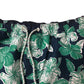 Weird Fish Bellukha 34 Men's Swim Shorts Green Floral Print Recycled Polyester