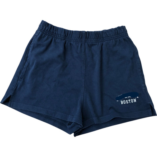 Boston Athletic Graphic Shorts Women's Navy Blue S