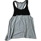 ASOS Tank Top Black and Grey Sleeveless Casual Summer Wear Large