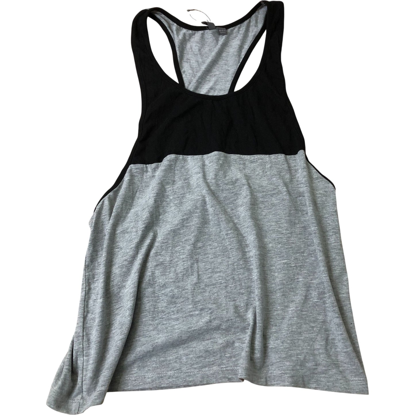 ASOS Tank Top Black and Grey Sleeveless Casual Summer Wear Large