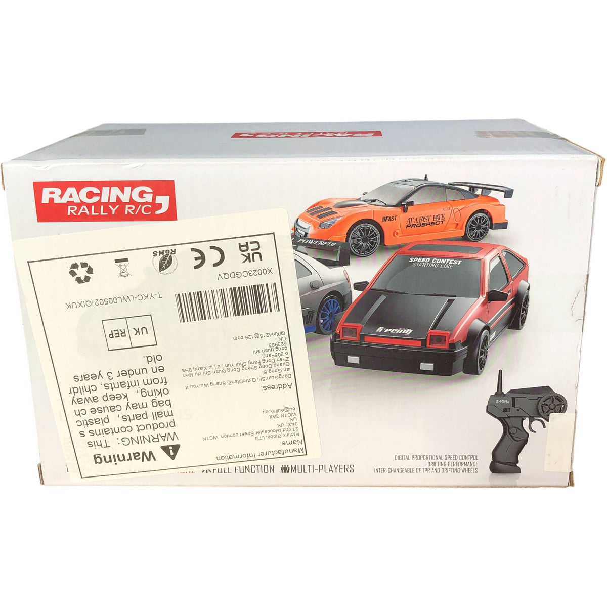 Remote Control Drift Sport Car 4WD 1:24 RTR Yellow