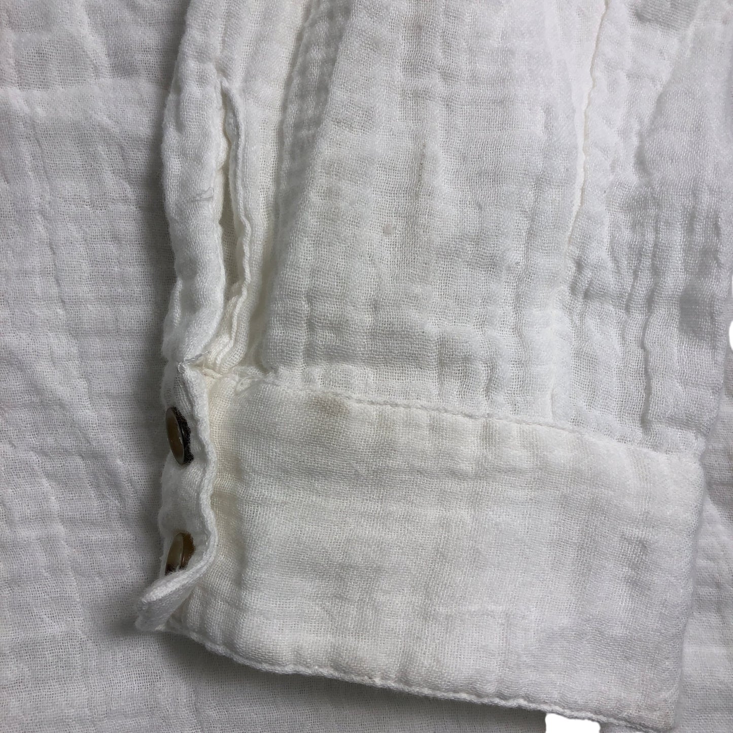 River Island Relaxed Fit Shirt Size 10 Women's White Cotton Button Up Top