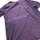 Kangaroo Poo T-Shirt 3XL Men's Purple Crew Neck Cotton Short Sleeve Top