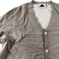 Beige Textured Cardigan - Size Medium