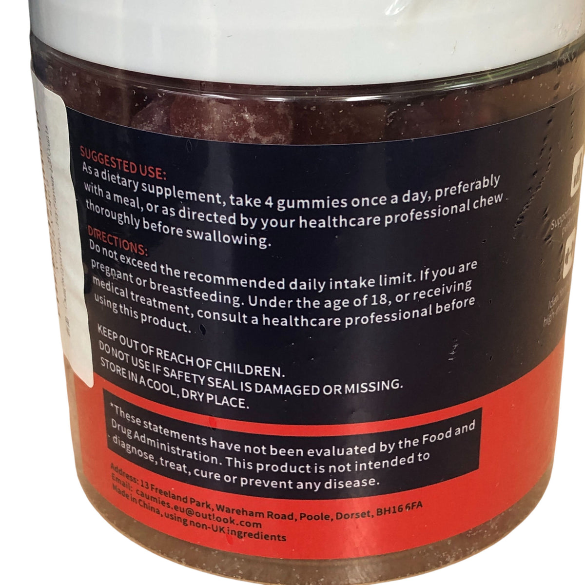 CAUMIES Creatine Gummies 5000mg 120 Gummies Strawberry Flavour Vegan Supplement