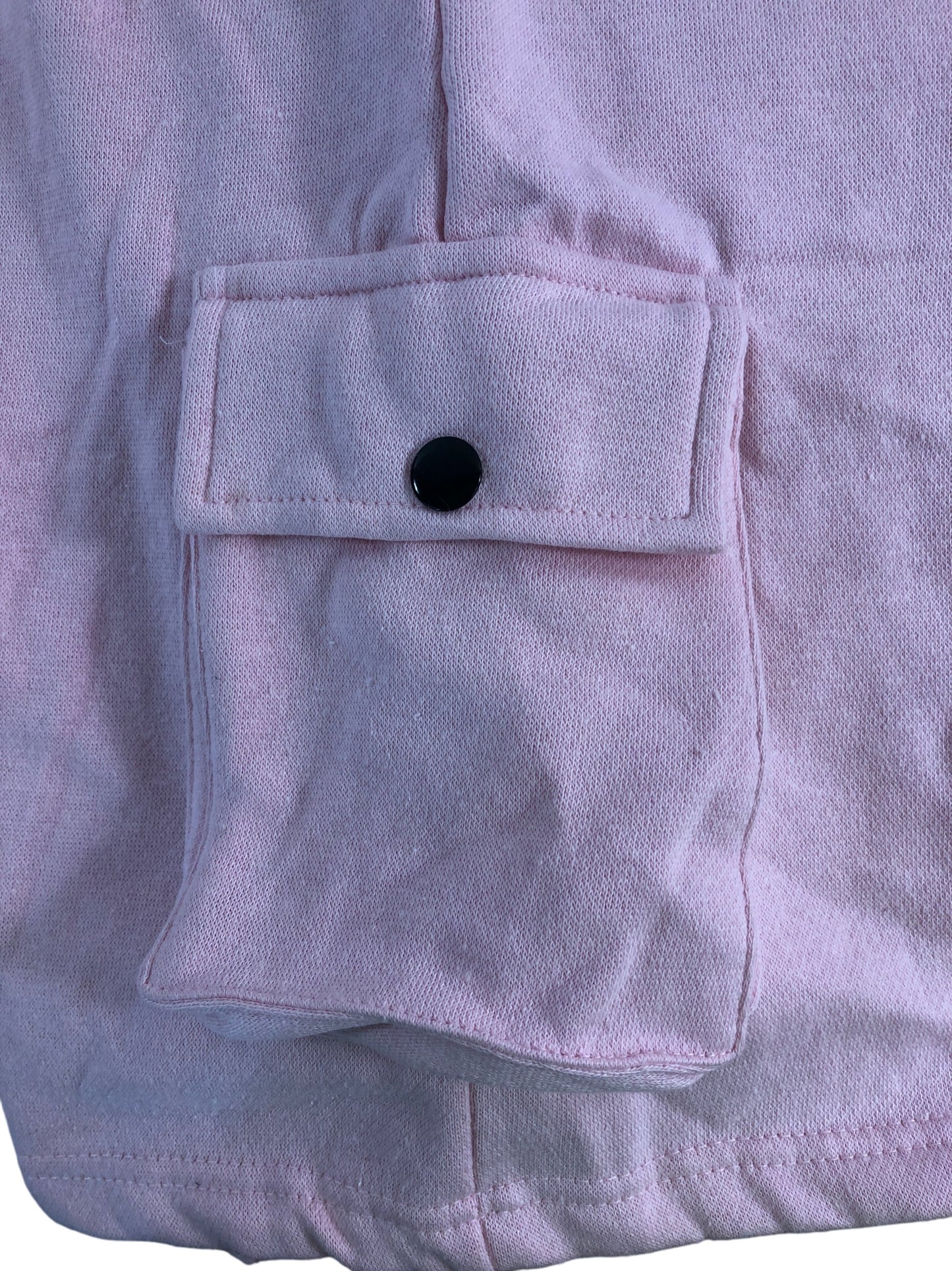 AVANT GARDE Cargo Shorts UK XL Men's Pink Elastic Waist Cotton Blend Casual