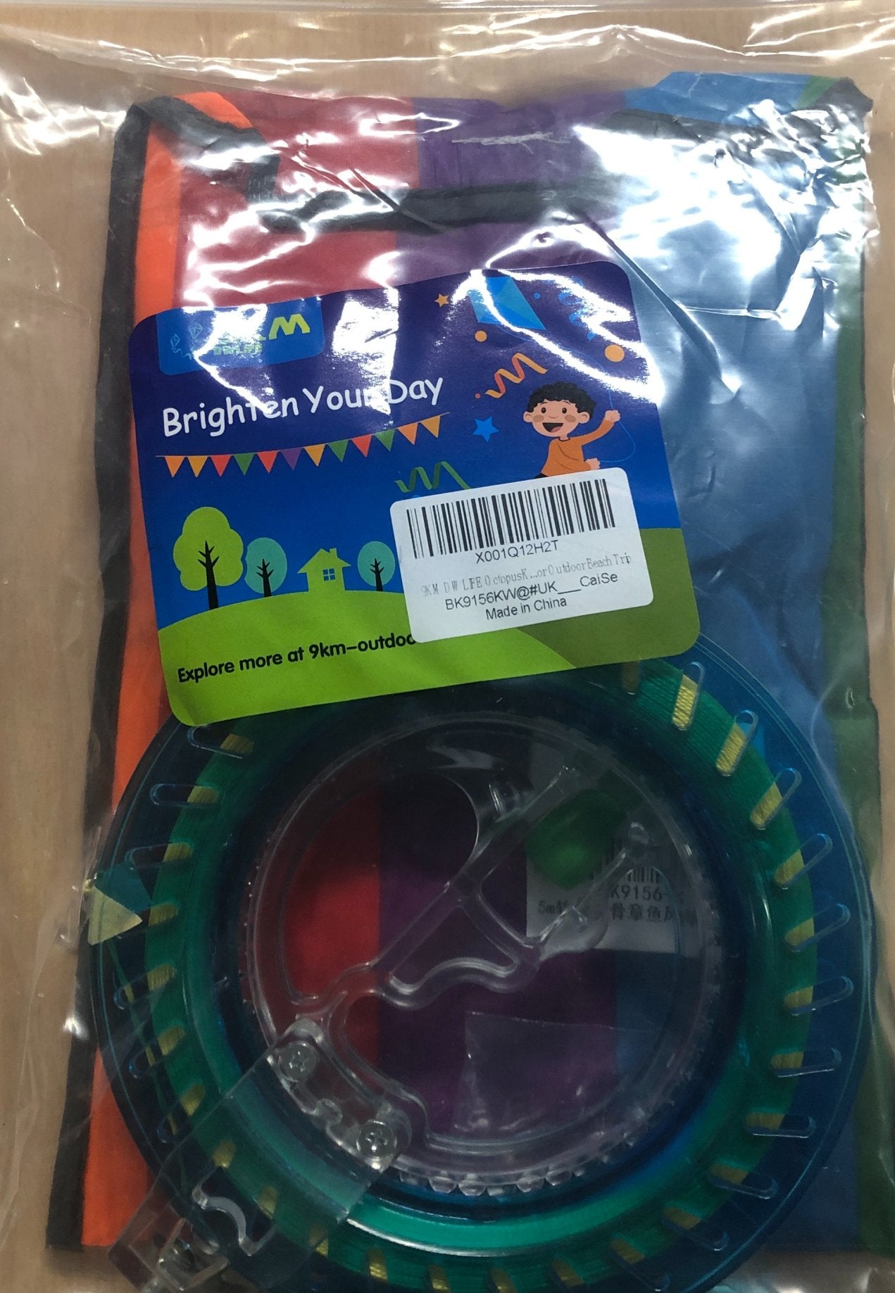 9KM Outdoor Rainbow Wind Sock Set With 360 Degree Swivel Snap Decor