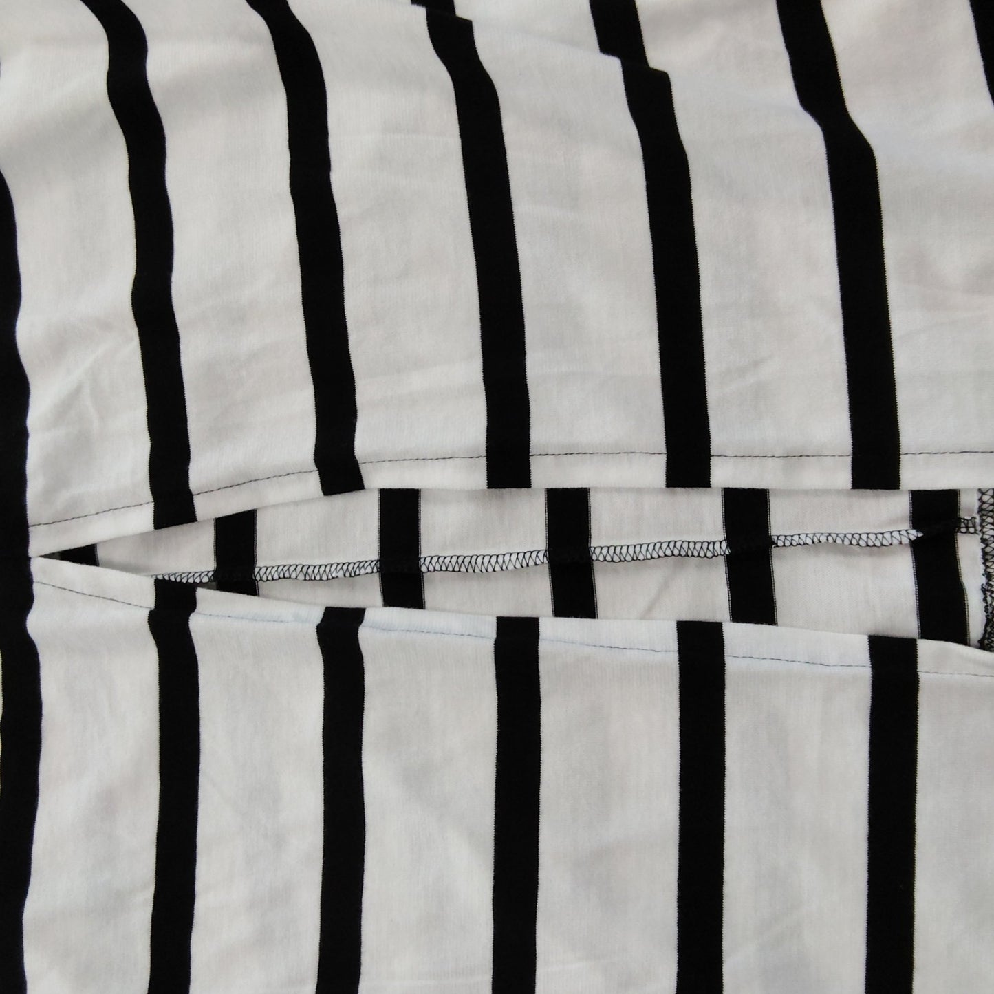 River Island Striped T Shirt Dress UK8 Women's Black White Casual Comfortable