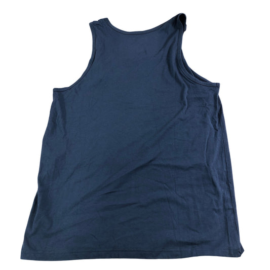 River Island Loungwear XL Men's Navy Blue Sleeveless Tank Top Casual Wear