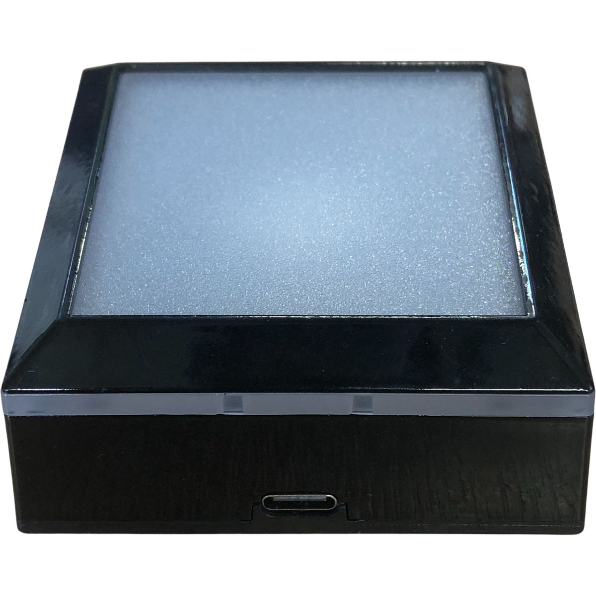 LED Square Touch Lamp With USB Cable Stylish Night Light Black Finish