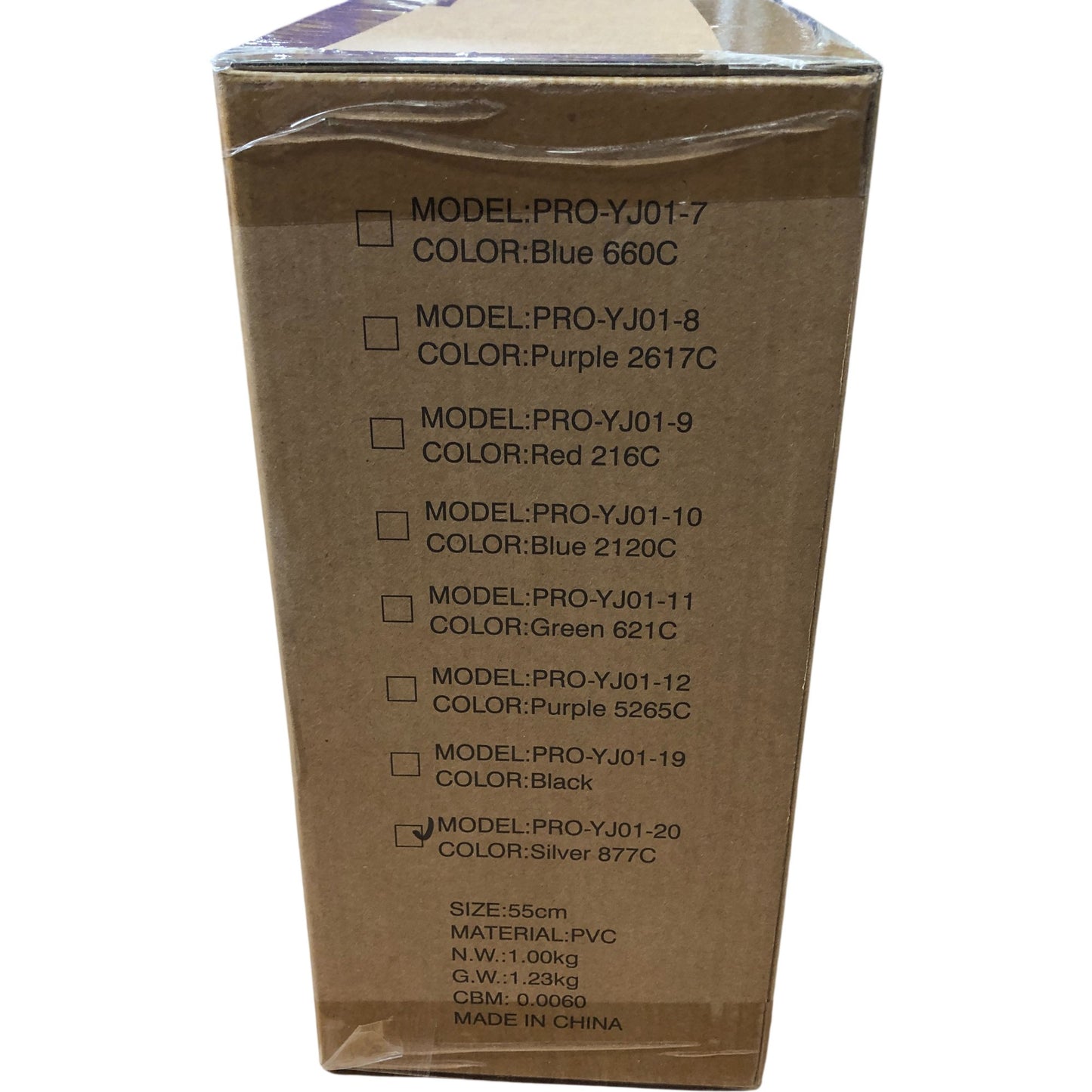 ProIron 55cm Yoga Ball Silver PRO YJ01 20 Exercise Stability Inflatable