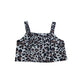 River Island Girls Crop Top Age 11 Leopard Print Adjustable Straps Party Wear