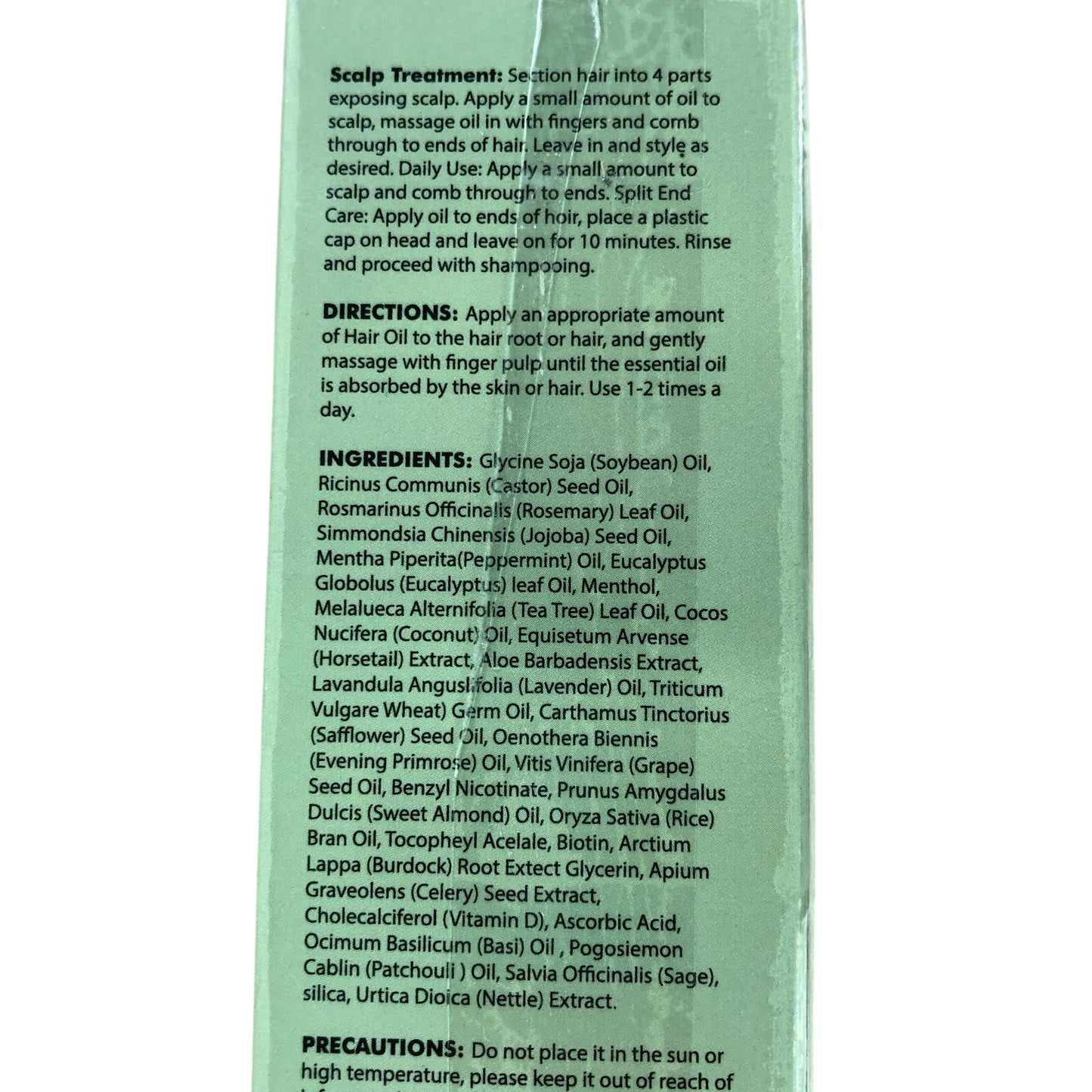 THE BEAUTY CENTRE Rosemary Mint Scalp & Hair Strengthening Oil 2oz Daily Use