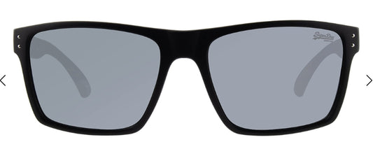 Branded SDS Kobe 104 Square Sunglasses Cat3 UV400 Black Frame Grey Lens Unisex