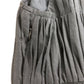 Black Pleated Shirred Dress UK12R Women's Sleeveless Smocked