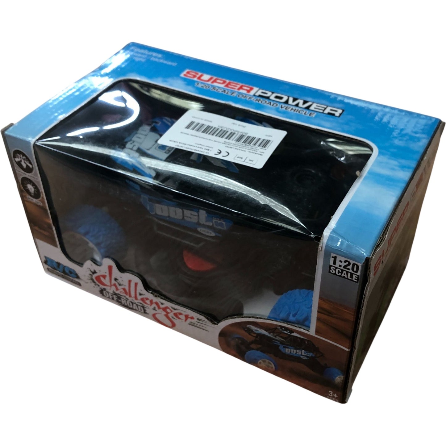 Boost Climbing Car R/C Remote Control 1:16 Off-Road Toy Vehicle Blue