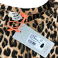 River Island Mini Dress 12-18 Months Girls Leopard Print Long Sleeve Brown