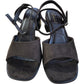 Comfort Brown Suede Heeled Sandals Size 8