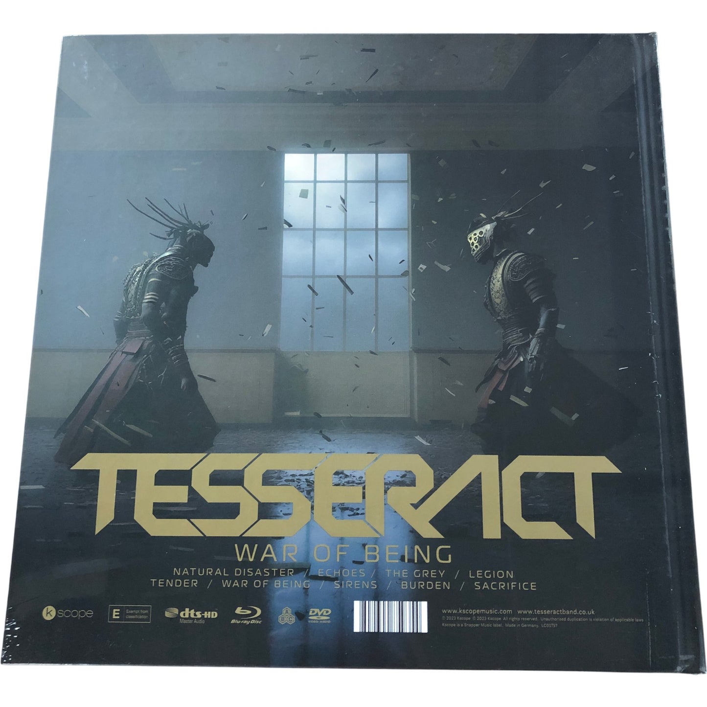 TESSERACT War Of Being Limited Edition 3 Disc Set CD DVD Blu Ray Hardback Book