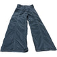 Grey Corduroy Wide Leg Trousers Size 8 Women's