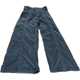 Grey Corduroy Wide Leg Trousers Size 8 Women's