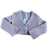 River Island Girls Knitted Cardigan Size Age 7-8 Pink with Button Closure