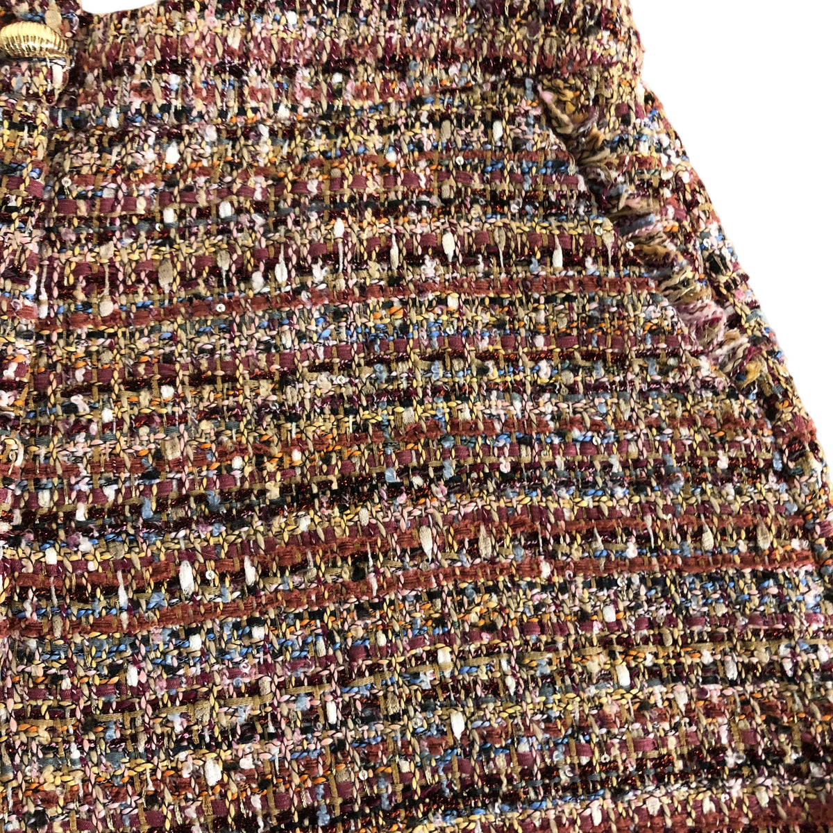 River Island Women's Tweed Shorts Size UK12 Stylish Summer Casual Pull On